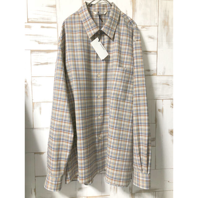 COMOLI(コモリ)の4 WASHABLE SUPER LIGHT WOOL CHECK SHIRTS メンズのトップス(シャツ)の商品写真