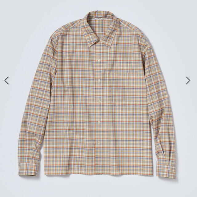 COMOLI(コモリ)の4 WASHABLE SUPER LIGHT WOOL CHECK SHIRTS メンズのトップス(シャツ)の商品写真