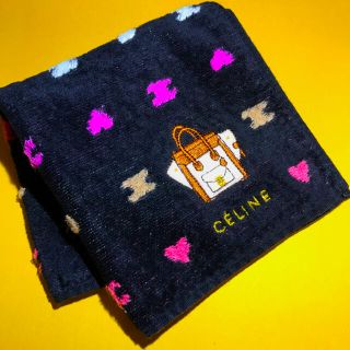 セリーヌ(celine)の【used・匿名配送】セリーヌ　タオルハンカチ(ハンカチ)