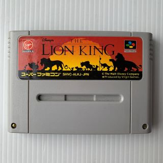 ディズニー(Disney)のライオンキング　スーパーファミコン　ソフト　任天堂(家庭用ゲームソフト)