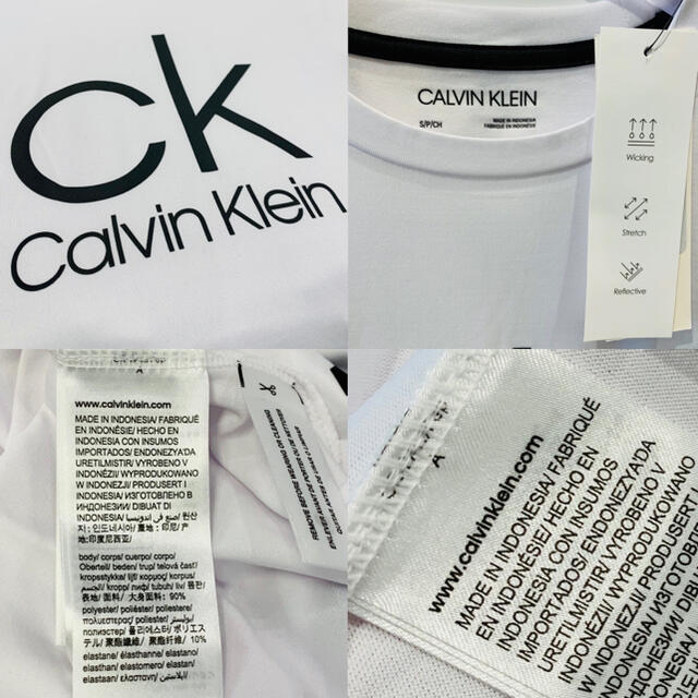 Calvin Klein(カルバンクライン)の【新品】Calvin Klein  Tシャツ S(US)速乾ストレッ/チ反射 メンズのトップス(Tシャツ/カットソー(半袖/袖なし))の商品写真