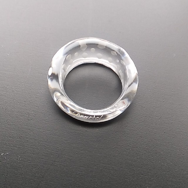 Baccarat - 【貴重なドット柄】美品 BACCARAT バカラ リング 箱付き