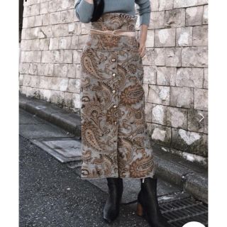 アメリヴィンテージ(Ameri VINTAGE)のAMERI PAISLEY RUG SKIRT(ロングスカート)