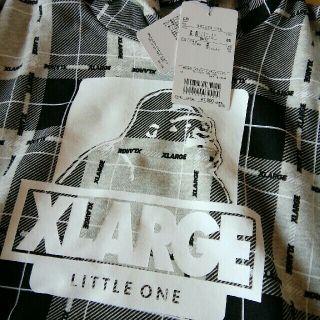 エクストララージ(XLARGE)の⭐こちらは専用です⭐エクストララージキッズ チェックOGゴリラ長袖パーカー120(ジャケット/上着)