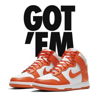 ナイキ(NIKE)のdunk high orange(スニーカー)