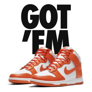 ナイキ(NIKE)のNIKE DUNK HIGH "SYRACUSE" ダンク ハイ シラキュース(スニーカー)