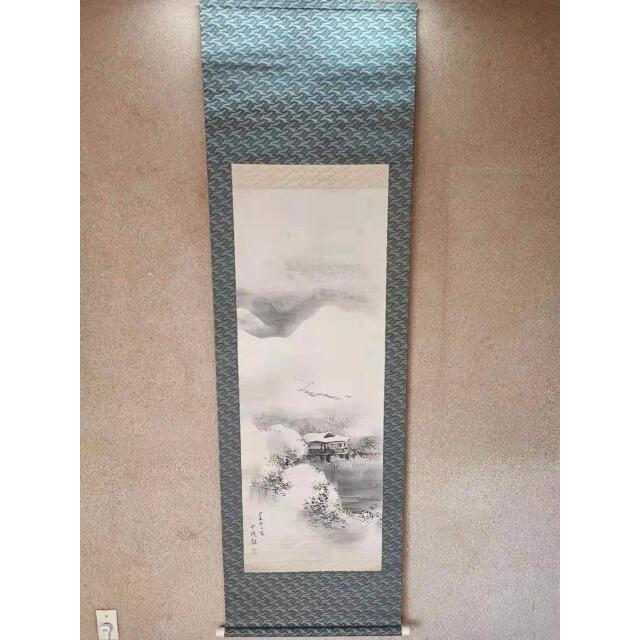 山中小屋 山水畫 日本畫
