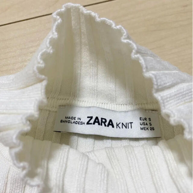 ZARA(ザラ)の【美品】ZARAザラ　バイカラーハイネックニットセーター レディースのトップス(ニット/セーター)の商品写真