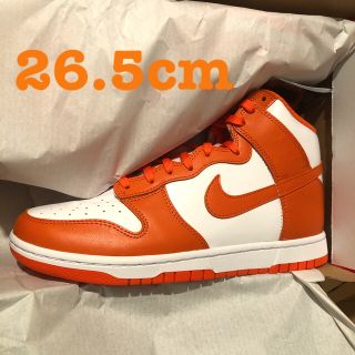 ナイキ(NIKE)のナイキ　ダンクハイ ORANGE BLAZE(スニーカー)