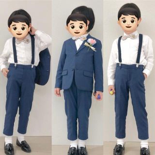 ザラキッズ(ZARA KIDS)のzarakids ネイビースーツ　(ドレス/フォーマル)