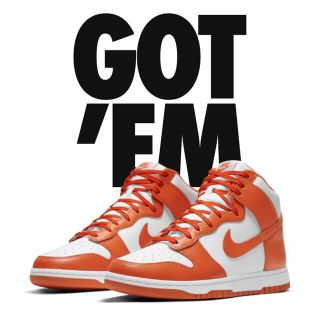 ナイキ(NIKE)のNIKE DUNK HIGH RETRO “Orange Blaze”(スニーカー)