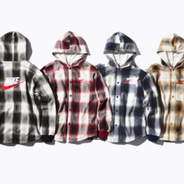 Supreme Nike Plaid Hooded Sweatshirt