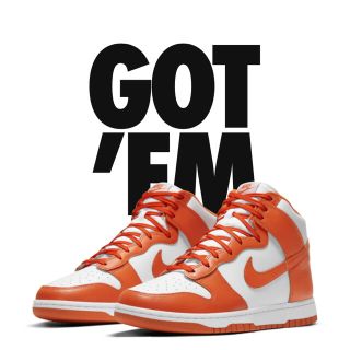 ナイキ(NIKE)のNIKE DUNK HIGH Orange Blaze(スニーカー)