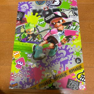 ニンテンドースイッチ(Nintendo Switch)のスプラトゥーン2 クリアファイル 非売品(クリアファイル)