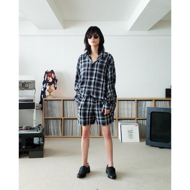 SUNSEA 19SS SHADOW CHECK GIGORO SHIRT