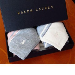 ラルフローレン(Ralph Lauren)のRALPH LAUREN　ウォッシュタオル2枚(ハンカチ/ポケットチーフ)