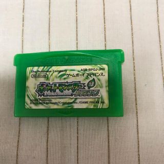 ゲームボーイアドバンス(ゲームボーイアドバンス)のポケットモンスター　リーフグリーン■GBA(携帯用ゲームソフト)