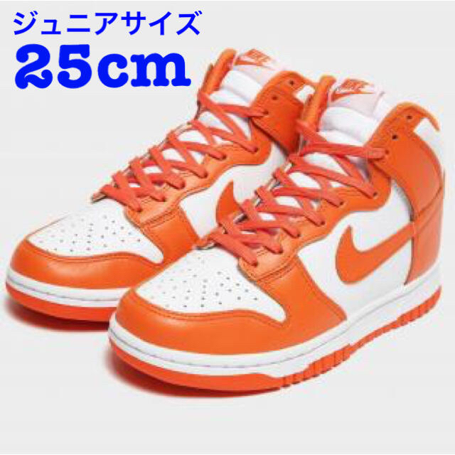 NIKE(ナイキ)のNIKE ダンク　High ジュニアシューズ　25センチ　新品未使用 メンズの靴/シューズ(スニーカー)の商品写真