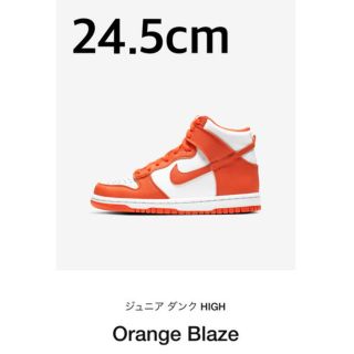 ナイキ(NIKE)のダンク HIGH Orange Blaze ダンクハイ オレンジ(スニーカー)