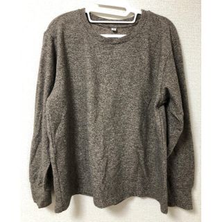 ユニクロ(UNIQLO)のソフトニットパフスリーブクルーネックT（長袖）(ニット/セーター)