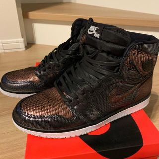 ナイキ(NIKE)のnike air jordan 1 hi fearless metallic (スニーカー)