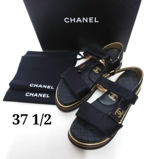 シャネル(CHANEL)のCHANEL シャネル　スポーツ　サンダル　37　1/2　OJ022(サンダル)