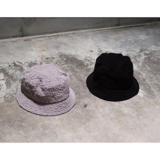 ニードルス(Needles)の「NEEDLES」 Bucket Hat Cotton Pile  /BLACK(ハット)