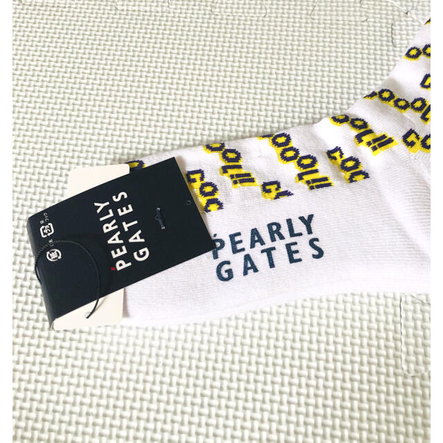 PEARLY GATES(パーリーゲイツ)のパーリーゲイツ  COOL総柄ハイソックス レディースのレッグウェア(ソックス)の商品写真