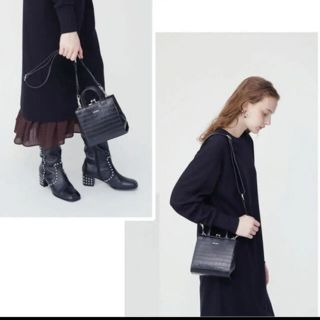 moussy がま口 ショルダーバッグ