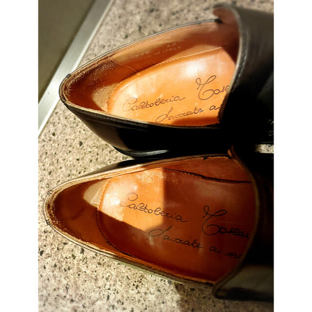 Crockett&Jones(クロケットアンドジョーンズ)のカルツォレリアトスカーナ スリッポン 42表記 27㎝　　イタリア製 革靴  メンズの靴/シューズ(ドレス/ビジネス)の商品写真