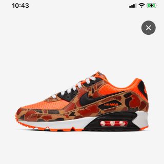 ナイキ(NIKE)のair max 90 orange duck camo(スニーカー)