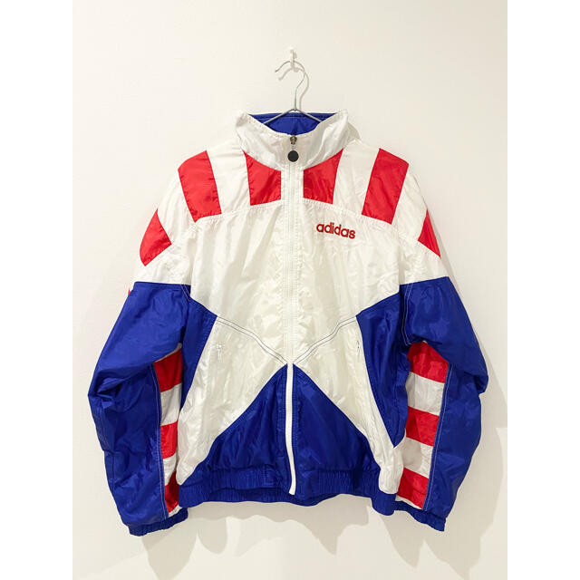 adidas(アディダス)の80s USA All Nations Tracksuit Jacket 古着 メンズのジャケット/アウター(ナイロンジャケット)の商品写真