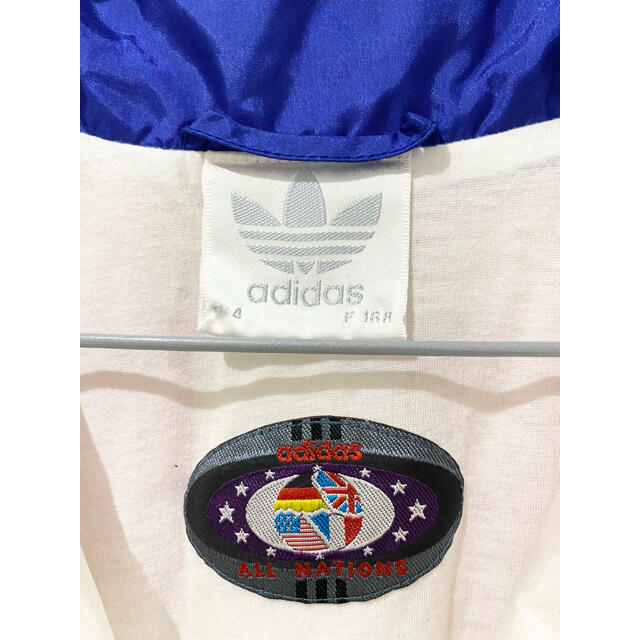 adidas(アディダス)の80s USA All Nations Tracksuit Jacket 古着 メンズのジャケット/アウター(ナイロンジャケット)の商品写真