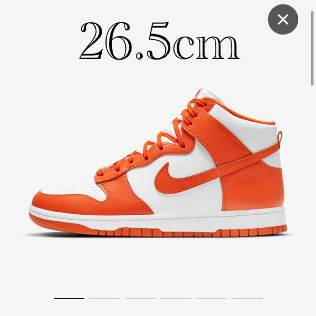 NIKE(ナイキ)のNIKE DUNK HIGH "ORANGE BLAZE" メンズ　26.5cm メンズの靴/シューズ(スニーカー)の商品写真