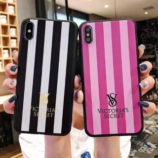 ヴィクトリアズシークレット(Victoria's Secret)のVSストライプiPhoneケ–ス(iPhoneケース)