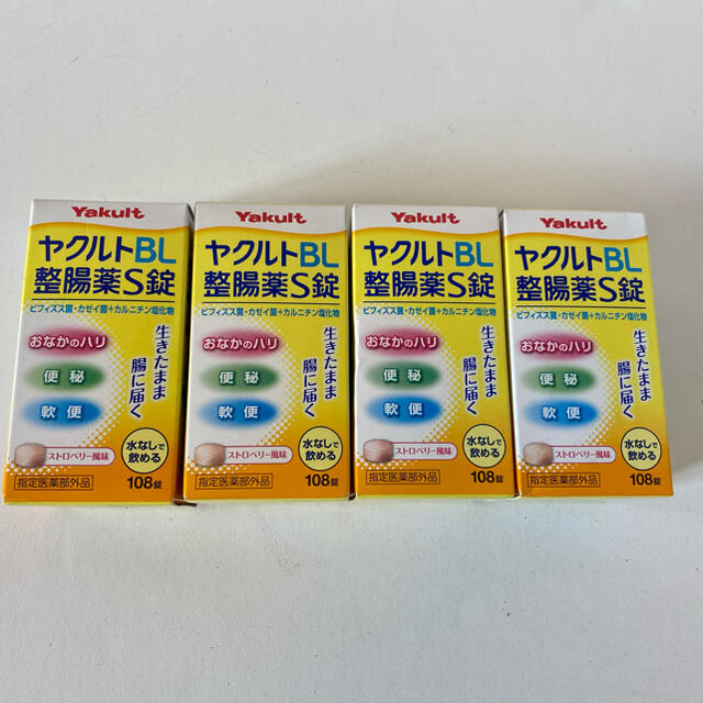 Yakult(ヤクルト)のヤクルトBL 整腸薬　108錠×4箱 食品/飲料/酒の健康食品(その他)の商品写真