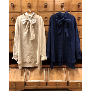 ネストローブ(nest Robe)のネストローブ★ボウタイロングシャツ(シャツ/ブラウス(長袖/七分))