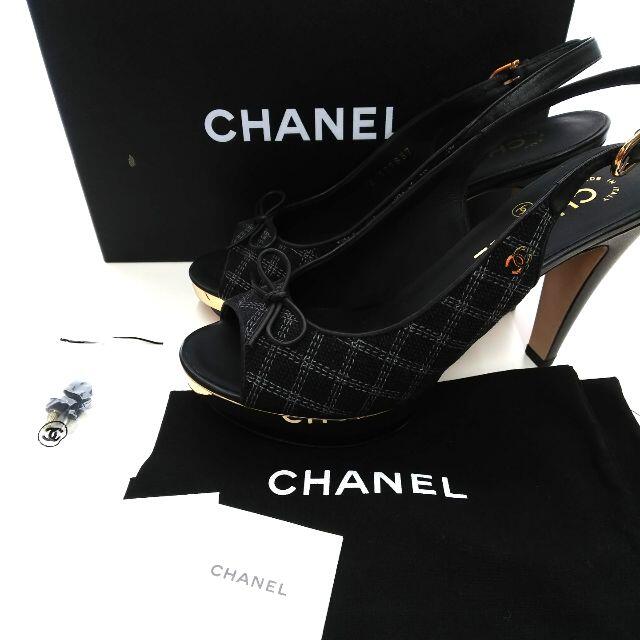 2022特集 CHANEL 未使用 シャネル バッグストラップベルト パンプス 38