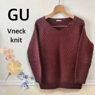 ジーユー(GU)のニット GU Vneck knit (ニット/セーター)