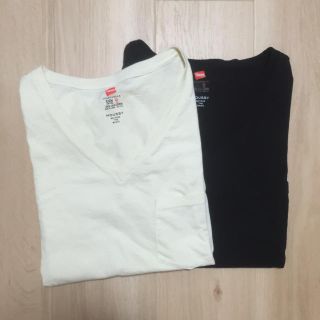 マウジー(moussy)のHanes VネックTシャツ 2枚SET(Tシャツ(半袖/袖なし))