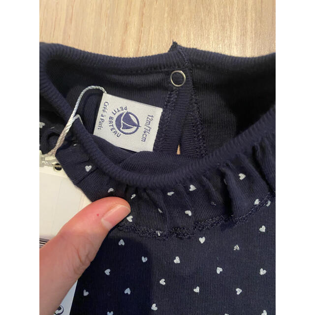 PETIT BATEAU(プチバトー)の専用　値下げ⭐︎新品⭐︎2点セット　プチバトー　ボディ　12m 74cm キッズ/ベビー/マタニティのベビー服(~85cm)(ロンパース)の商品写真