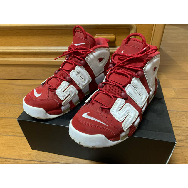 メンズMore Uptempo Supreme x Nike 27,5cm Us9,5