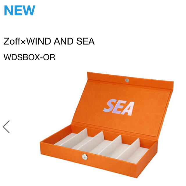 SEA(シー)のラスト1点　即日発送　Zoff×WIND AND SEA ケース メンズのファッション小物(その他)の商品写真