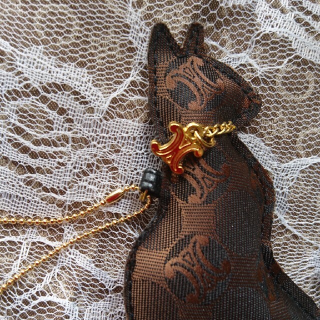 celine(セリーヌ)のceline  セリーヌ猫のチャーム レディースのファッション小物(キーホルダー)の商品写真