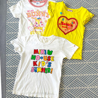 ミキハウス(mikihouse)の女の子　サイズ130 Tシャツセット(Tシャツ/カットソー)