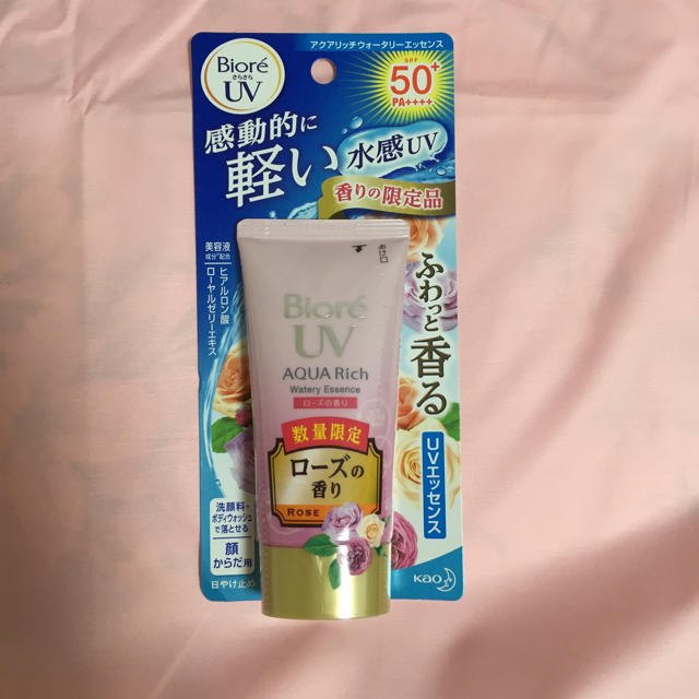 花王(カオウ)のビオレUV ローズ SPF50＋ 日焼け止め 顔体 コスメ/美容のボディケア(日焼け止め/サンオイル)の商品写真