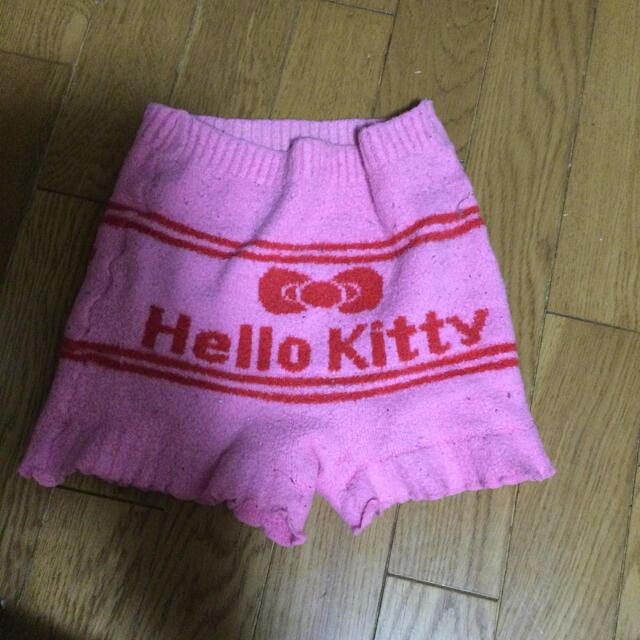 ハローキティ(ハローキティ)のキティー　毛糸パンツ キッズ/ベビー/マタニティのキッズ服女の子用(90cm~)(パンツ/スパッツ)の商品写真