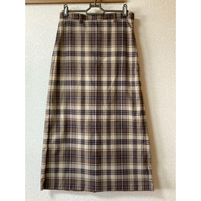 GU(ジーユー)のAAA様専用チェックナロースカート   レディースのスカート(ロングスカート)の商品写真