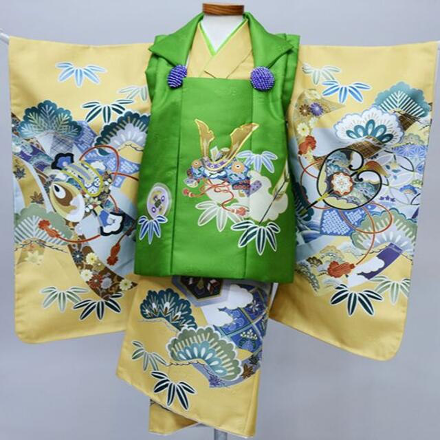 七五三 三歳 男児 被布 着物フルセット 日本製 陽気な天使 NO34319 七五三 三歳 男児 被布 着物フルセット 日本製 陽気な天使 NO34319