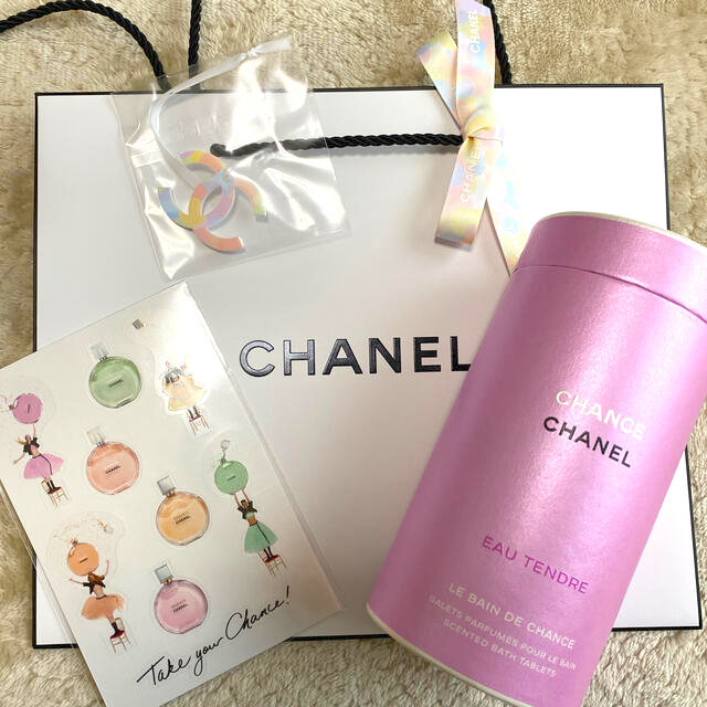 CHANEL 入浴剤　チャーム　シール　限定品